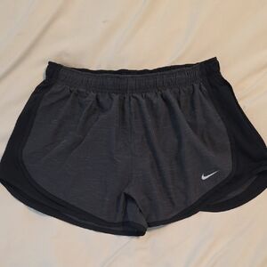 Nike Women's Athletic/Running Shorts in Gray and Black